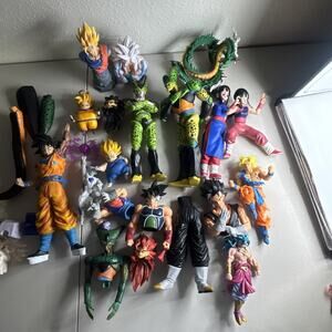 Dragon Ball Figure Lot 3D Printed / Bootleg For Parts Custom Repair Junk Lot